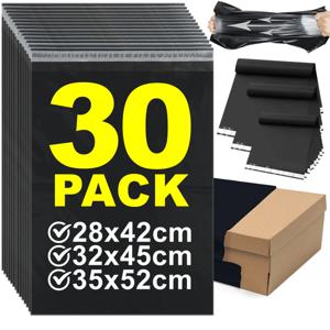 10-30pcs 자체 접착식 씰링 익스프레스 물류 우편 방수 방진 포장 가방 배송 가방 28x42cm 32x45cm 35x52cm