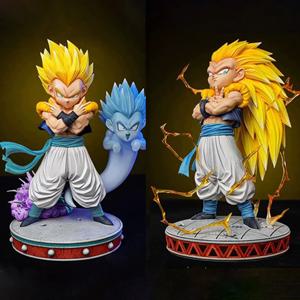 드래곤볼 Z 고텐크스 Ssj3 피규어 슈퍼 사이야인 3 고텐크스 액션 피규어 25cm PVC 스태츄 컬렉션 모델 장난감 선물용