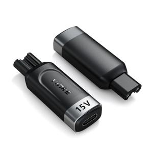 Yinke 15V HQ8505 Type-C 면도기 어댑터 필립스 Norelco One Blade QP6520 QP6530 QP6510 수염 트리머 용 충전 변환기