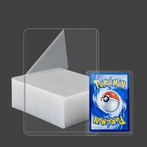 25-50pcs 하드 카드 슬리브 안티 스크래치 홀더 프로텍터 YuGiOh 포켓몬 스포츠 수집 카드 보관 장난감에 적합