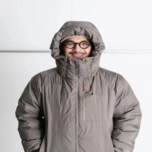 야외 방수 통기성 오리털 재킷 스탠드 칼라 후드 오로라 텍스 다운 코트 따뜻한 두꺼운 나일론 청소년 패션