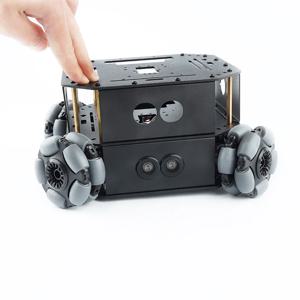 4WD 옴니 휠 로봇카 로봇 팔 섀시 장애물 회피 PS2 핸들 RC카 아두이노 로봇용 UNO 프로그래머블 로봇