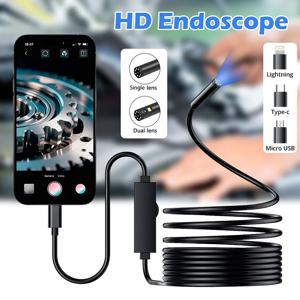 내시경 검사 카메라 마이크로 USB/타입-C/IOS 미니 검사 카메라 IOS 아이폰 안드로이드 방수 파이프라인 보어스코프