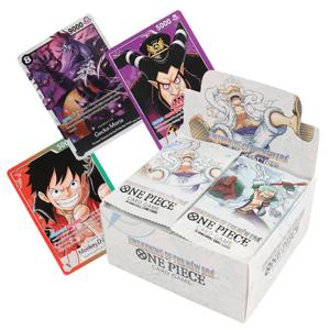 40/300Pcs 애니메이션 원피스 카드 TCG OP-05 루피 조로 샹크스 어린이를위한 트레이딩 컬렉션 카드 선물 장난감
