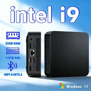미니 PC 윈도우 11 프로 코어 i9 10980HK 32GB 램 1TB/2TB SSD WIFI 6 BT5.2 4K HD 미니 게이밍/오피스/학습용 PC 3년 보증
