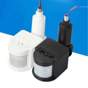 PIR 모션 센서 스위치 LED 조명 DC12V DC24V 모션 센서 전등 스위치 야외 AC85-265V 자동 적외선