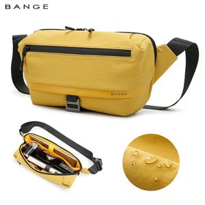 BANGE 방수 가슴 가방 멀티 캐리 모드 슬링 크로스바디 여행용 어깨 메신저 백