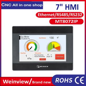 MT8072IP Weinview Weintek 7인치 HMI 터치 스크린 새로운 TFT 800*480 이더넷 RS485 RS232
