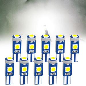 고휘도 3030칩 10개 T5 LED 전구 W3W W1.2W 플레이앤플러그 자동차 실내등 자동차 계기판 램프 12V/24V