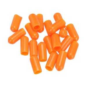 20개 고무 엔드캡 2-30mm 내경 비닐 PVC 원형 튜브 볼트 캡 커버 나사산 보호캡 금속 의자 다리 패티오 가구용