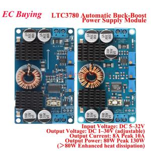LTC3780 DC-DC 5-32V ~ 1V-30V 10A 자동 스텝 업 다운 레귤레이터 벅-부스트 컨버터 태양광 충전 보드 전원 공급 모듈
