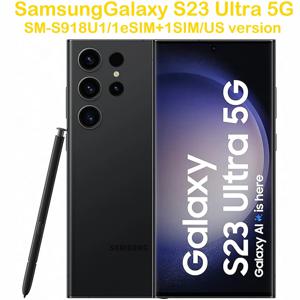 삼성 갤럭시 S23 울트라 5G S918U 스마트 안드로이드 폰 6.8인치 NFC 5000mAh 45W 쿼드 카메라 200MP 삼성 미국 언락 에디션