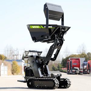 500kg 미니 덤퍼, 브리그스 스트래튼 엔진 탑재 미니 현장 덤퍼, 미니 운반차, 트랙 캐리어, 유압식 팁핑, 맞춤 제작 가능