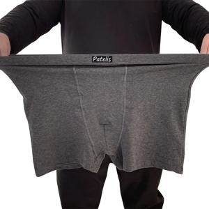 1/2/3 남성용 코튼 복서 플러스 사이즈 95-220kg 대형 속옷 고품질 0XL-8XL 팩