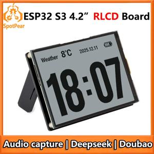 웨이브쉐어 ESP32-S3 AI RLCD 토탈 리플렉션 스크린 4.2인치 개발 보드 딥시크
