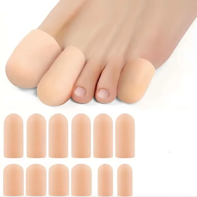 통기성 실리콘 발가락 커버 2개, 큰 발가락 전용 - 굳은살과 물집 감소, 내구성과 편안함, 걷기에 적합, 발가락 친화적, 편안한 착용감, 슬립온 디자인