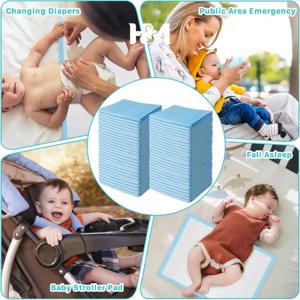 20-100Pcs 일회용 기저귀 교환 패드 고흡수성 기저귀 교환 패드 방수 누출 방지 아기 일회용 언더패드