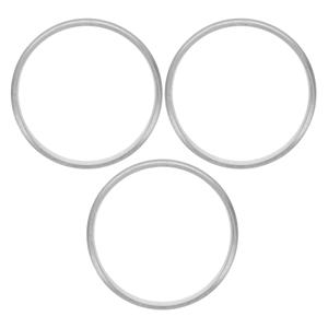 3Pcs 90Mm 알루미늄 씰링 기계 가스켓 - 밀크티 버블티 기계용 범용 컵 실러 링 누출 방지 간편 설치