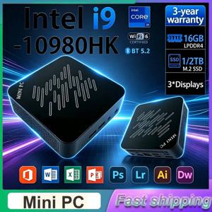 2026 미니 게이밍 PC 인텔 i9-10980HK i3-6100U 16GB 32GB 램 1TB SSD WiFi 6 BT5.2 4K 미니 데스크탑 호스트