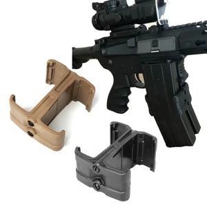 유니버설 클립 라이플 듀얼 병렬 매거진 AK AR15 M4 Mag595 에어소프트 링크 라운드 카트리지 스피드 로더 건 액세서리