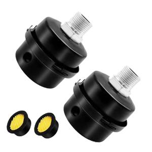 2Pcs 공기 압축기 무음 부품 20mm 조용한 모드, 소음 머플러 필터 발전기 배기 포트 용 사운드 머플러 액세서리