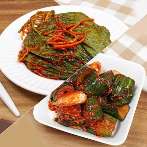 깻잎김치 1kg+오이부추김치 1kg