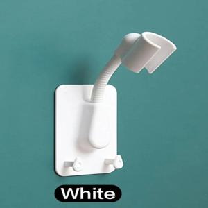 1pc 샤워 헤드 홀더 조정 가능한 자체 접착식 샤워 헤드 브래킷 벽걸이 스탠드 SPA 욕실 유니버설
