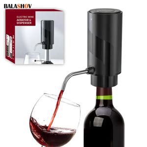 지능형 와인 통풍기 디스펜서 충전식 원터치 전기 WineDecanter 주류 디스펜서 세트 바 파티 와인 액세서리