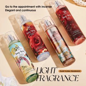 150ml 향수 스프레이, 오래 지속되는 향수, 가벼운 꽃과 과일 향, 풍부한 장미와 블랙베리 식물성 프레시 향 스프레이