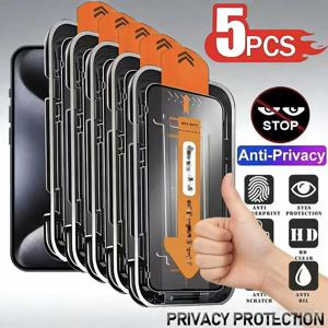 1-5PCS 지문 잠금 해제 개인 정보 보호 화면 보호기 삼성 S26 S26Ultra S25 S25 S24 Ultra S25 S22 S23 S26 + 강화 유리