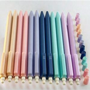 귀여운 파스텔 색상의 샤프펜슬 세트, 0.5mm & 0.7mm 이중 사이즈로 정밀한 필기, 미술 드로잉, 스케치, 여학생 학용품