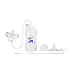 본블 3 in 1 300ml 10oz 아기 젖병 6개월 이상용 핸즈프리 PP 수유병 (튜브 포함) 배앓이 방지 수유 시스템, BPA 프리