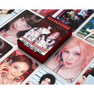 127개 로모 카드 스티커 세트 CHOOM 새 앨범 포토카드 팬들을 위한 앨범 장식 기념 컬렉션 카드 선물