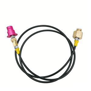 새로운 소다 퀵 커넥트 테라 듀오 아트 외부 CO2 탱크 어댑터 호스 키트 W21.8-14 또는 CGA320 G3/4 G5/8 (퀵 디스커넥트 포함)