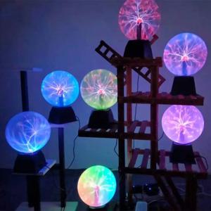 매직 플라즈마 볼 램프 터치 유리 LED 야간 조명 분위기 조명 크리스마스 파티 침실 장식 어린이 생일 선물 장난감