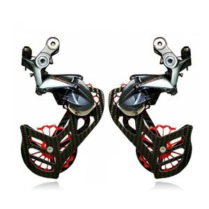 SRAM Red10S 11S/RivaL 10S 11S/Force 10S 11S 탄소 섬유 17T 풀리 변속기, 빨간색 용 AA91 도로 자전거 뒷 변속기