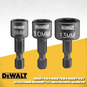 DEWALT N597434 N597284 N597437 컴팩트 너트 드라이버 8/10/13MM 자기 육각 핸들 슬리브 도구 액세서리