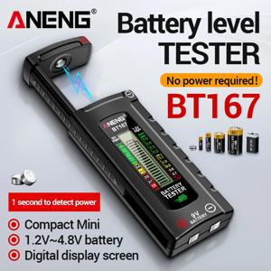 배터리 테스터 ANENG BT167 감지기 다기능으로 빠르게 배터리 수준 측정 ABS 플라스틱 정밀 측정 테스터 도구
