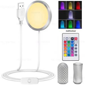 밤부랩 LED 램프 키트 001 DIY 모델 하드웨어(쉘 제외)용 3D 프린터 부품, 따뜻한 백색 DC 5V 3D 프린터 조절 가능 조명 키트