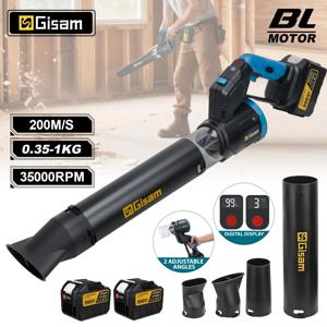 기삼 브러시리스 전기 터보 블로워 팬 35000RPM 에어 블로워 핸드헬드 리프 블로워 먼지 제거기 마키타 18V 배터리 핀용