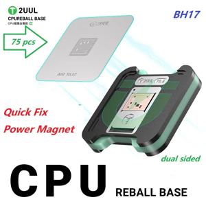 2UUL BH17 마그네틱 듀얼 사이드 CPU 리볼링 플랫폼 세트 (퀄컴/MTK/엑시노스/하이실리콘/IP/Emmc+램 폰 CPU 수리 도구)