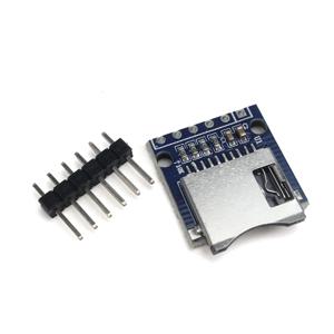 아두이노, ESP32용 마이크로 SD 카드 리더 모듈 |   3.3V SPI TF 저장 장치 |   헤더는 납땜되지 않았습니다(자체 제작)