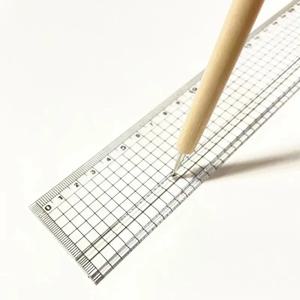 30cm-50cm 그루브 눈금자 페인팅 애니메이션 디자인 눈금자 수채화 그리기 도구 구아슈 페인팅 미술 용품 사무실 학습 용품