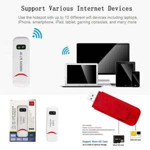 150Mbps 4G LTE USB 와이파이 공유기, 휴대용 포켓 핫스팟, SIM 카드 사용 네트워크 어댑터, 가정 및 사무실용 무선 라우터