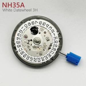 일본 정품 NH35 오토매틱 무브먼트 고정밀 24석 모드 시계 교체용 NH35A 날짜 3시 방향