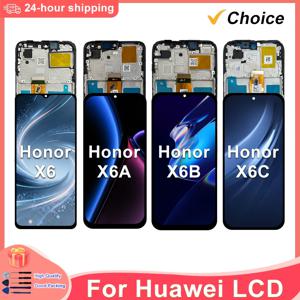 AAA+++ For Honor X6 LCD X6A 디스플레이 터치 스크린 X6B X6C 디지타이저 어셈블리 VNE-LX2 VNE-LX3 WDY-LX2 NIC-LX 교체 부품