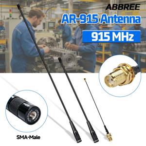 ABBREE 915Mhz LORA 소프트 안테나 무선 모듈 SMA Male 무선 데이터 전송용 고이득 휩 안테나