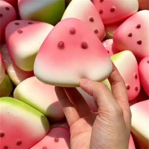 1~10PCS 스퀴시 수박 피젯 토이 안티 스트레스 슬로우 라이징 과일 핀치 스퀴즈 스트레스 해소 장난감 재미있는 압력 감소 장치