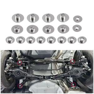 새로운 서브 프레임 잠금 정렬 키트 VW 골프 7 Passat Audi S3 SEAT Leon Skoda Octavia 알루미늄 MQB 용 리지드 칼라 부싱 세트