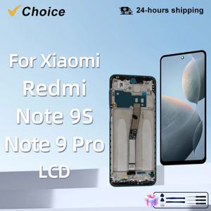 샤오미 레드미 노트 9 프로 LCD M2003J6B2G 디스플레이 터치 스크린 디지타이저 어셈블리 교체용 레드미 노트 9S M2003J6A1G LCD